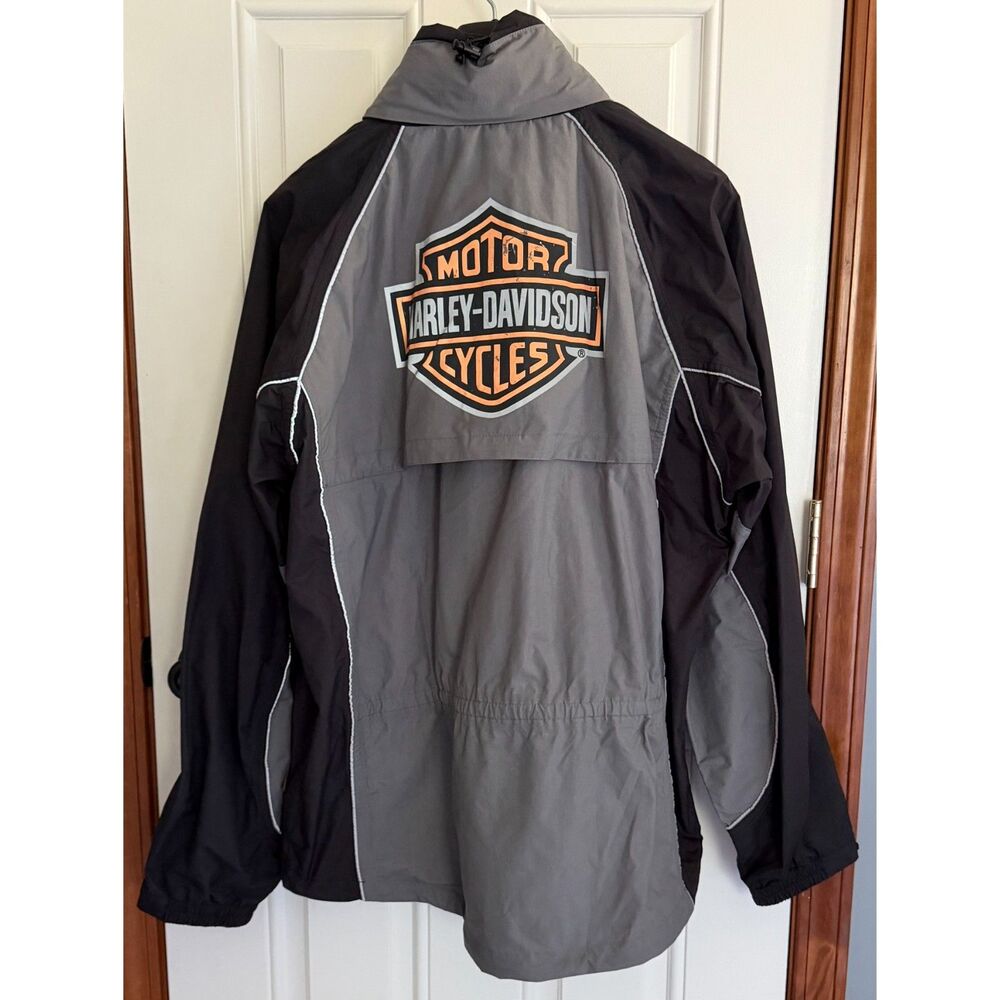 Vintage 2006 Harley Davidson Men’s 2-Piece Motorcycle Rain Suit Size XL Y2K